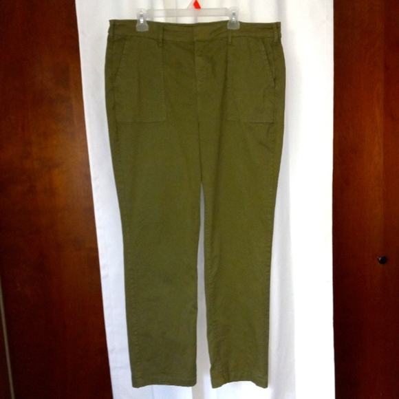 NYDJ Pants - NYDJ 16 Utility Chino Pant Lyocell Blend Liftxtuck Patch Pocket Stretch